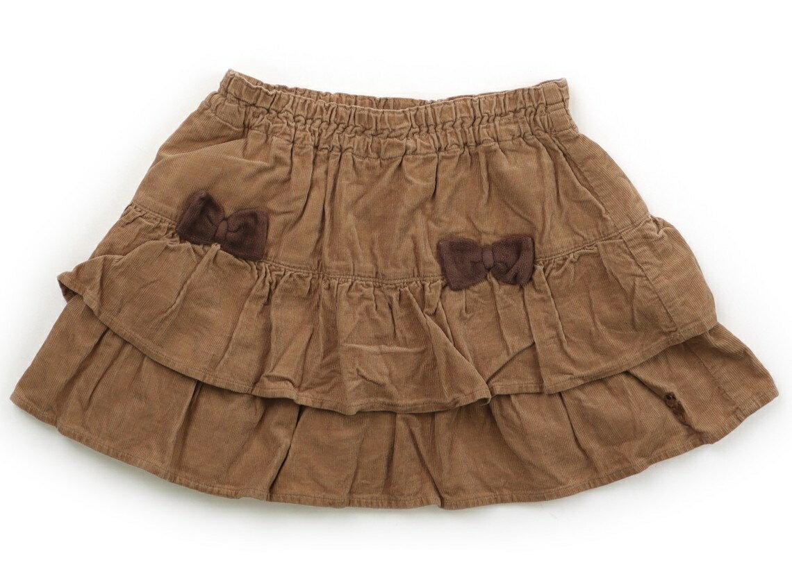 ニットプランナー（KP） Knit Planner(KP) スカート 120 女の子 茶色、こげ茶 子供服 ベビー服 キッズ ..