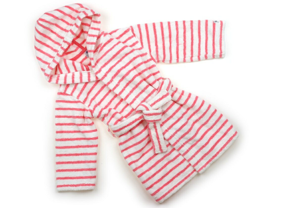 プチバトー PETIT BATEAU 水着・バスローブ 95 女の子 白、ピンクボーダー 子供服 ベビー服 キッズ アウトレット ユーズド 【中古】キッズ・ベビー・マタニティ