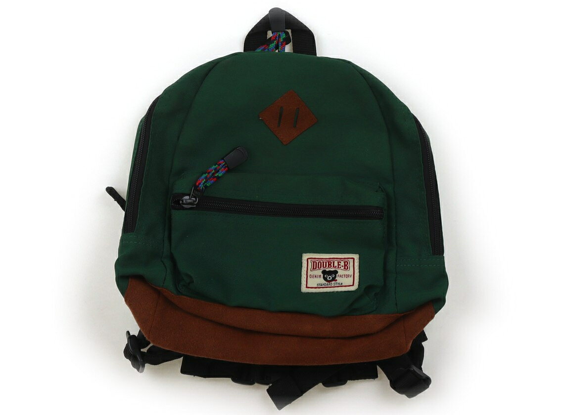 Rakuten - ダブルB Double B リュックサック キッズ用品 男の子 グリーン、ブラウン、黒 子供服 ベビー服 キッズ アウトレット ユーズド 【中古】キッズ・ベビー・マタニティ