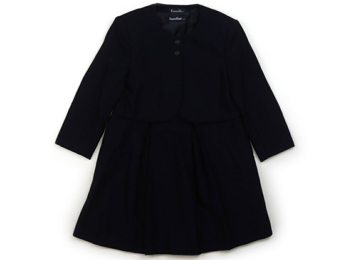 ファミリア familiar フォーマルウェア 110 女の子 ネイビー 子供服 ベビー服 キッズ アウトレット ユ..