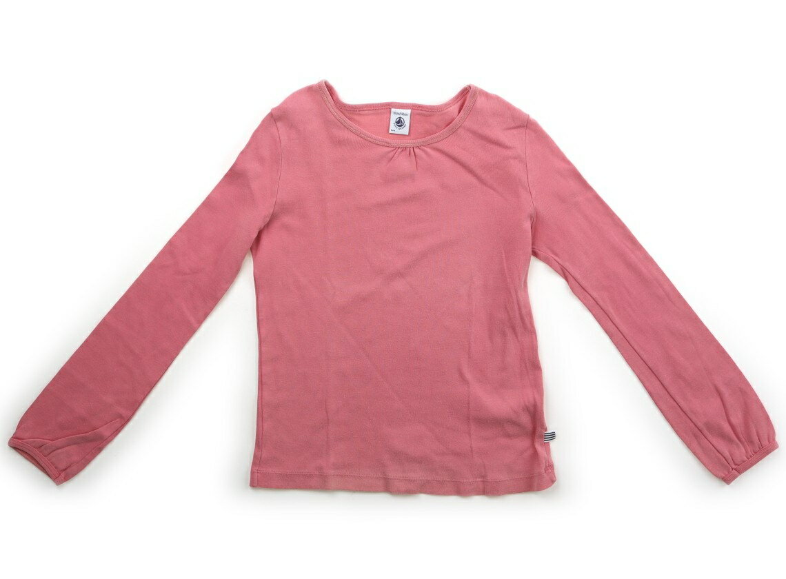 プチバトー PETIT BATEAU Tシャツ・カットソー 140 女の子 ピンク・ゴールド 子供服 ベビー服 キッズ アウトレット ユーズド 【中古】キッズ・ベビー・マタニティ