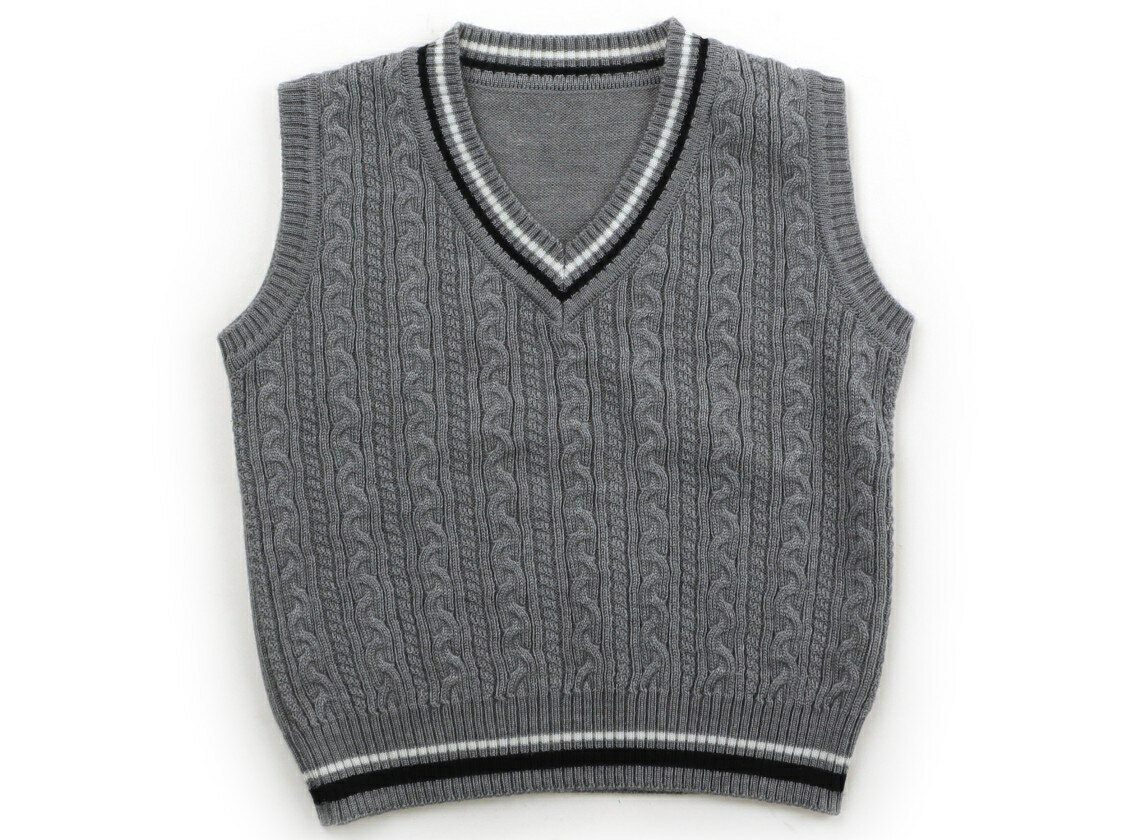 コムサフォセット COMME CA FOSSETTE ベスト 90 男の子 グレー 子供服 ベビー服 キッズ アウトレット ユーズド 【中古】キッズ・ベビー・マタニティ