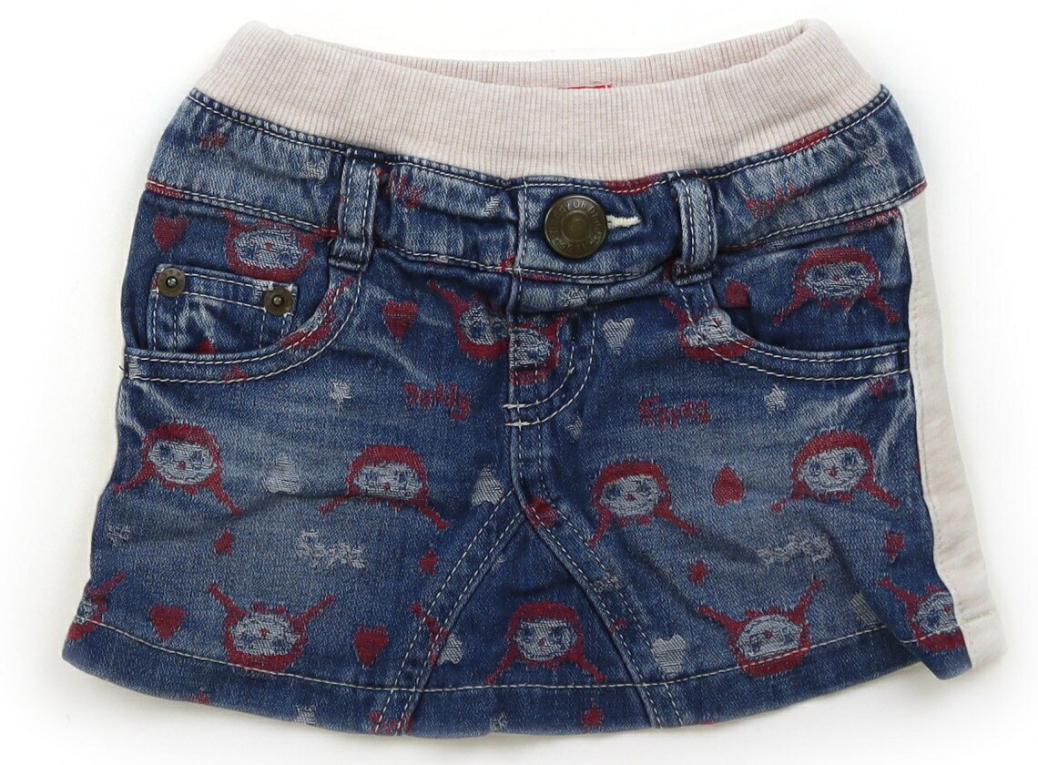 ダディーオーダディー Daddy Oh Daddy スカート 90 女の子 ブルー、キナリ、赤 子供服 ベビー服 キッズ アウトレット ユーズド 【中古】キッズ・ベビー・マタニティ