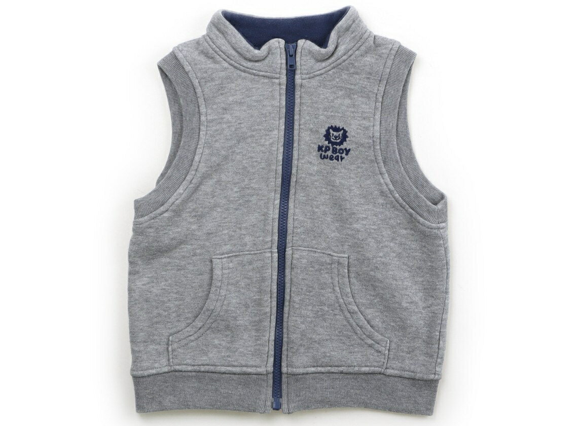 ニットプランナー（KP） Knit Planner(KP) ベスト 90 男の子 グレー、ネイビー 子供服 ベビー服 キッズ..