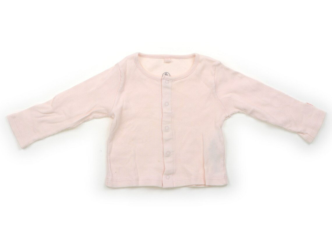 プチバトー PETIT BATEAU カーディガン 70 女の子 ピンク系 子供服 ベビー服 キッズ アウトレット ユーズド 【中古】キッズ・ベビー・マタニティ