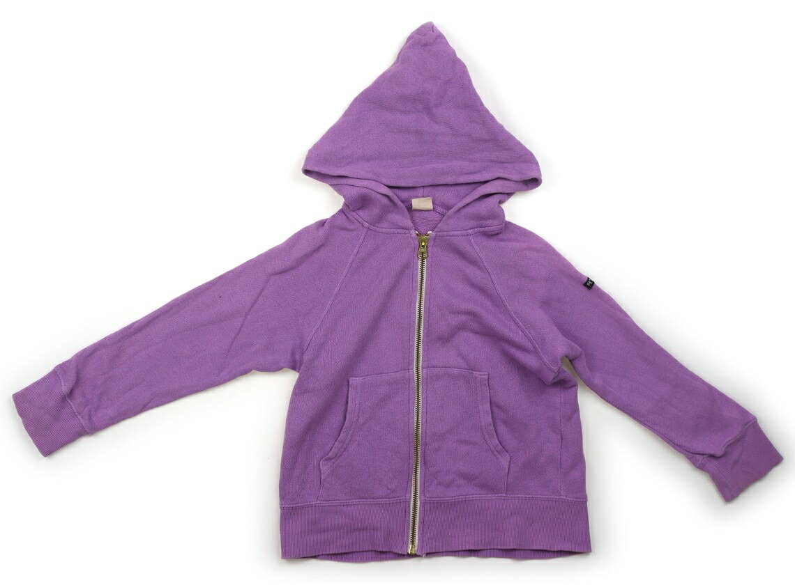 プティマイン petit main パーカー 110 女の子 紫 子供服 ベビー服 キッズ アウトレット ユーズド 【中古】キッズ・ベビー・マタニティ