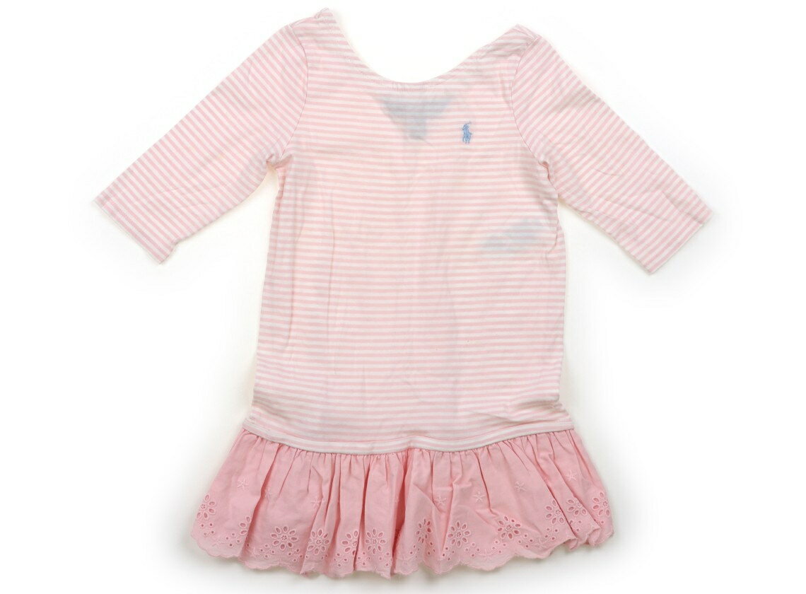 ポロラルフローレン POLO RALPH LAUREN チュニック 100 女の子 ピンク白 子供服 ベビー服 キッズ アウトレット ユーズド 【中古】キッズ・ベビー・マタニティ