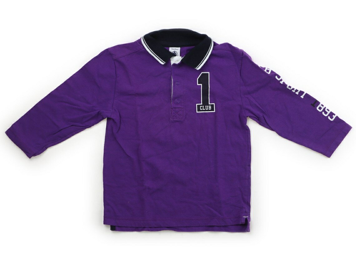 プチバトー PETIT BATEAU チュニック 95 女の子 パープル、ネイビー 子供服 ベビー服 キッズ アウトレット ユーズド 【中古】キッズ・ベビー・マタニティ