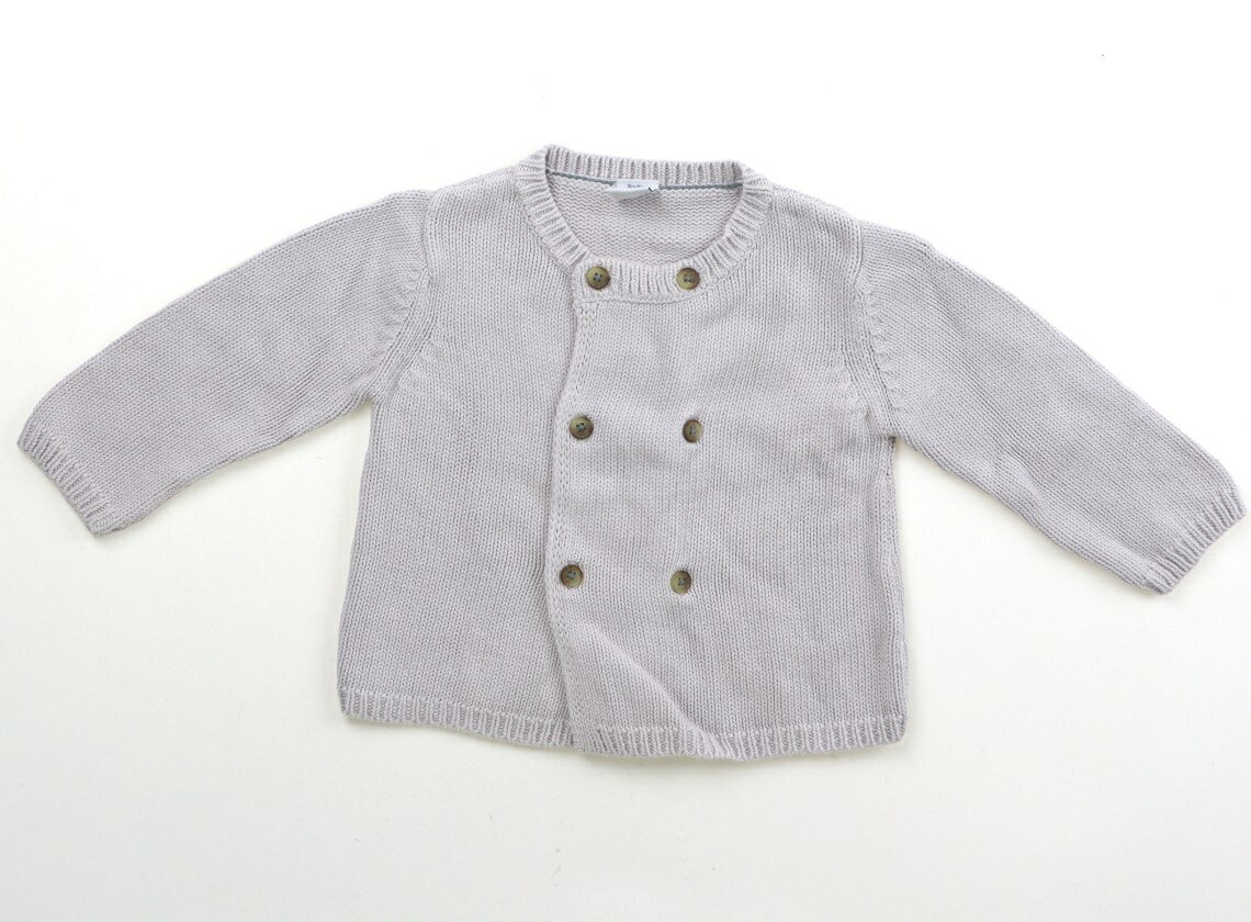 プチバトー PETIT BATEAU カーディガン 80 男の子 ライトパープル 子供服 ベビー服 キッズ アウトレット ユーズド 【中古】キッズ・ベビー・マタニティ