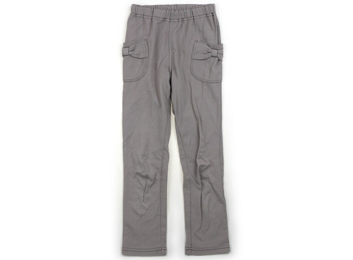 ニットプランナー（KP） Knit Planner(KP) パンツ 130 女の子 グレージュ、リボン 子供服 ベビー服 キッズ アウトレット ユーズド 【中古】キッズ・ベビー・マタニティ