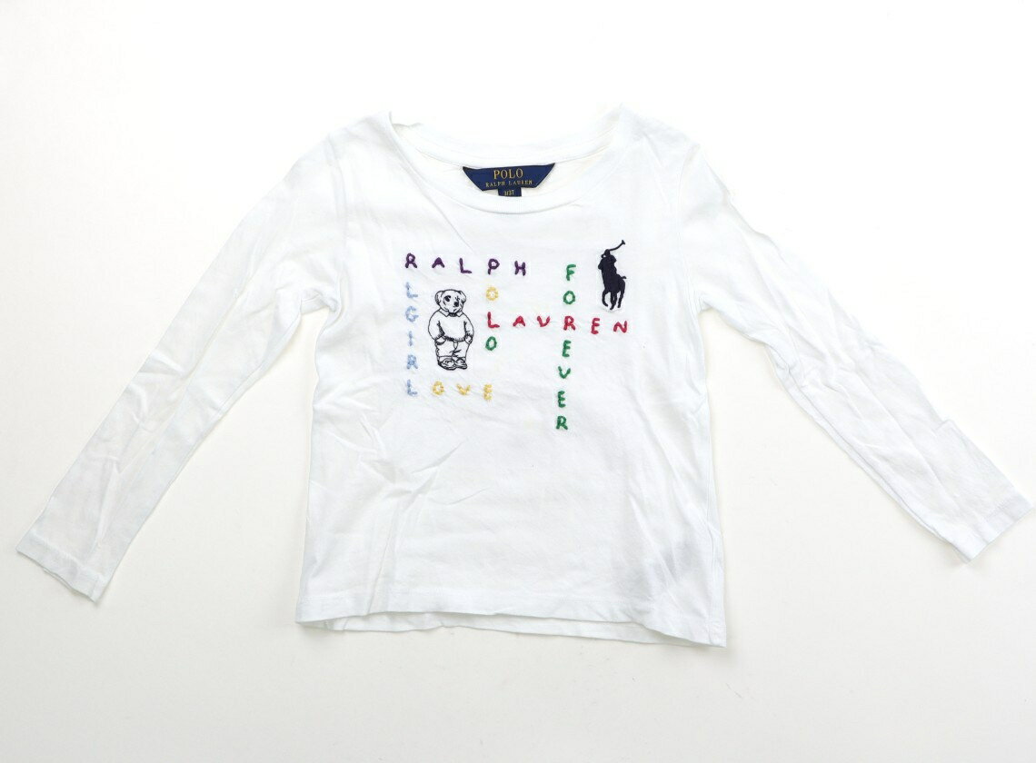 ポロラルフローレン POLO RALPH LAUREN Tシャツ・カットソー 100 男の子 ホワイト 子供服 ベビー服 キッズ アウトレット ユーズド 【中古】キッズ・ベビー・マタニティ