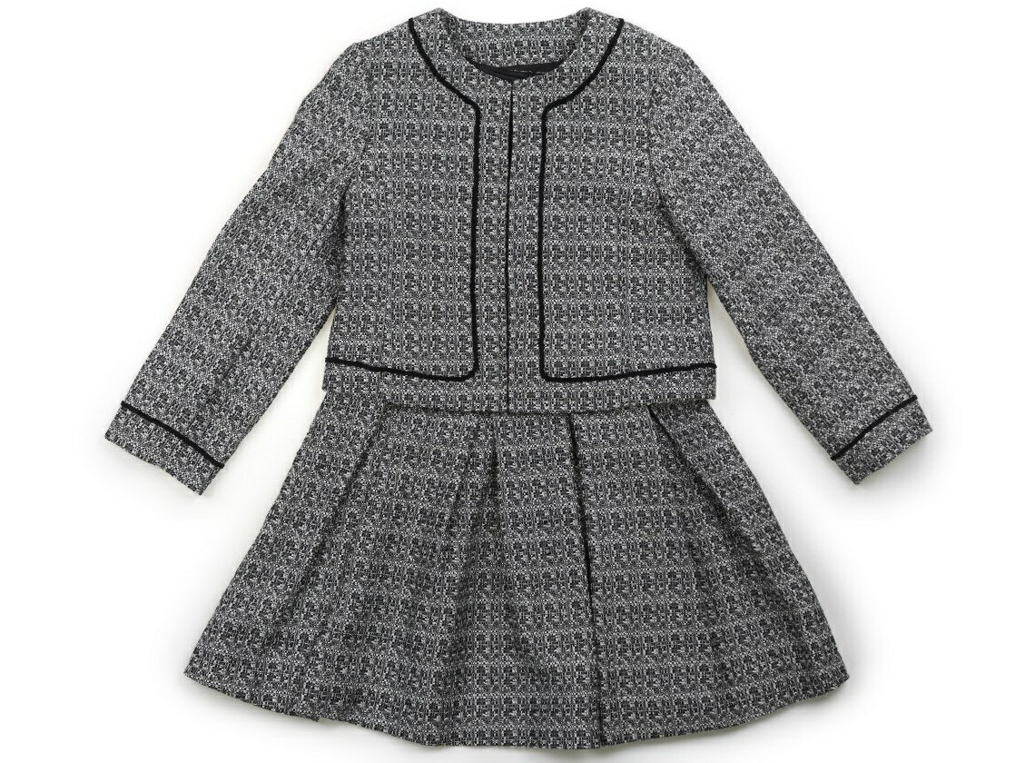 コムサエンジェル COMME CA ANGEL フォーマルウェア 130 女の子 オフ・ブラック・ツイード 子供服 ベビー服 キッズ アウトレット ユーズド 【中古】キッズ・ベビー・マタニティ