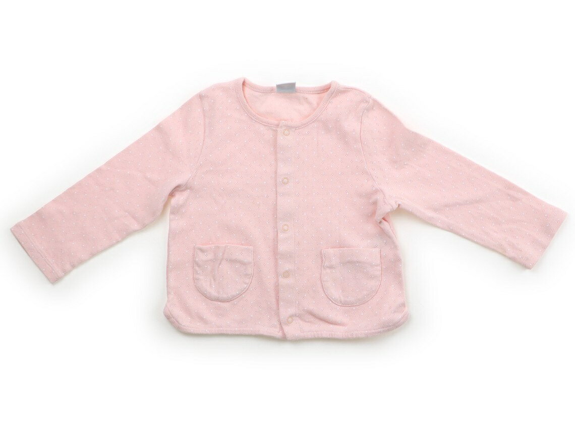 プチバトー PETIT BATEAU カーディガン 80 女の子 ピンク 子供服 ベビー服 キッズ アウトレット ユーズド 【中古】キッズ・ベビー・マタニティ