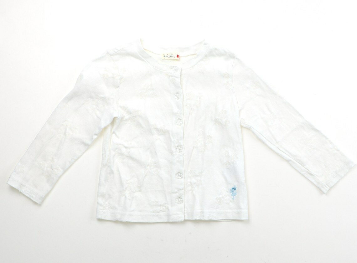 ニットプランナー（KP） Knit Planner(KP) カーディガン 100 女の子 白 子供服 ベビー服 キッズ アウト..