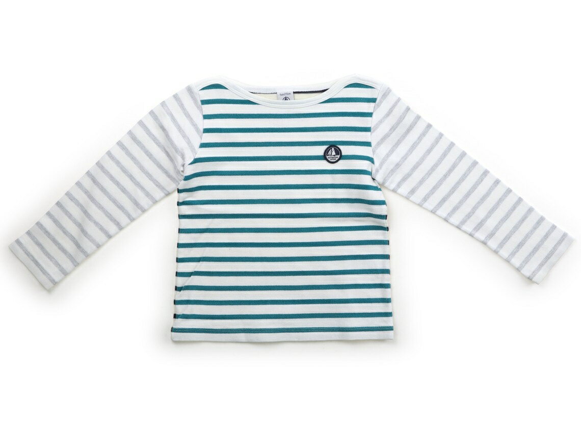 プチバトー PETIT BATEAU Tシャツ・カットソー 110 男の子 グリーン、グレー系 子供服 ベビー服 キッズ アウトレット ユーズド 【中古】キッズ・ベビー・マタニティ