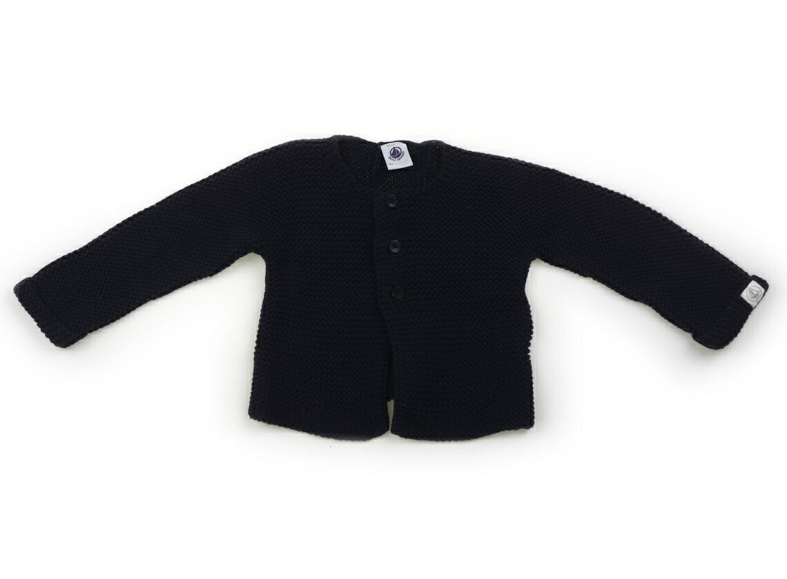 プチバトー PETIT BATEAU カーディガン 80 男の子 ネイビー 子供服 ベビー服 キッズ アウトレット ユーズド 【中古】キッズ・ベビー・マタニティ