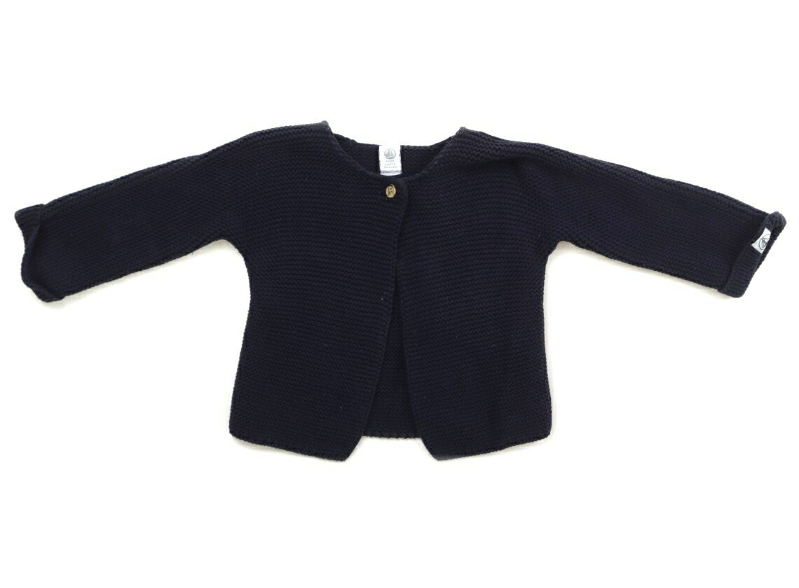 プチバトー PETIT BATEAU カーディガン 70 男の子 ネイビー 子供服 ベビー服 キッズ アウトレット ユーズド 【中古】キッズ・ベビー・マタニティ