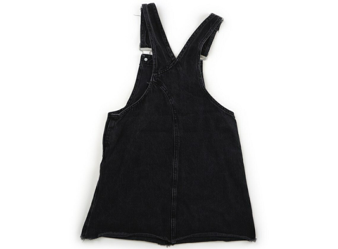 ザラ ZARA ジャンパースカート 130 女の子 ブラックデニム 子供服 ベビー服 キッズ アウトレット ユーズド 【中古】キッズ・ベビー・マタニティ