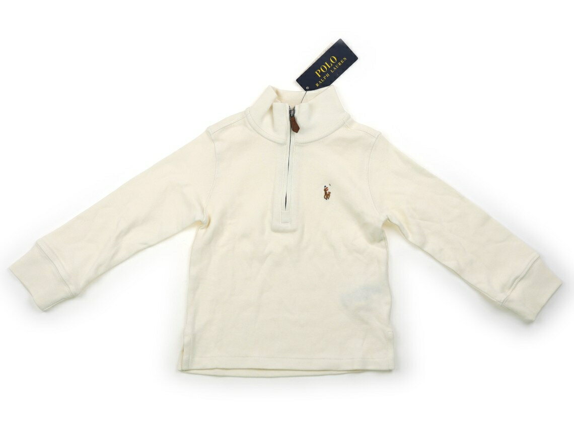 ポロラルフローレン POLO RALPH LAUREN トレーナー・プルオーバー 100 男の子 オフホワイト 子供服 ベビー服 キッズ アウトレット ユーズド 【中古】キッズ・ベビー・マタニティ