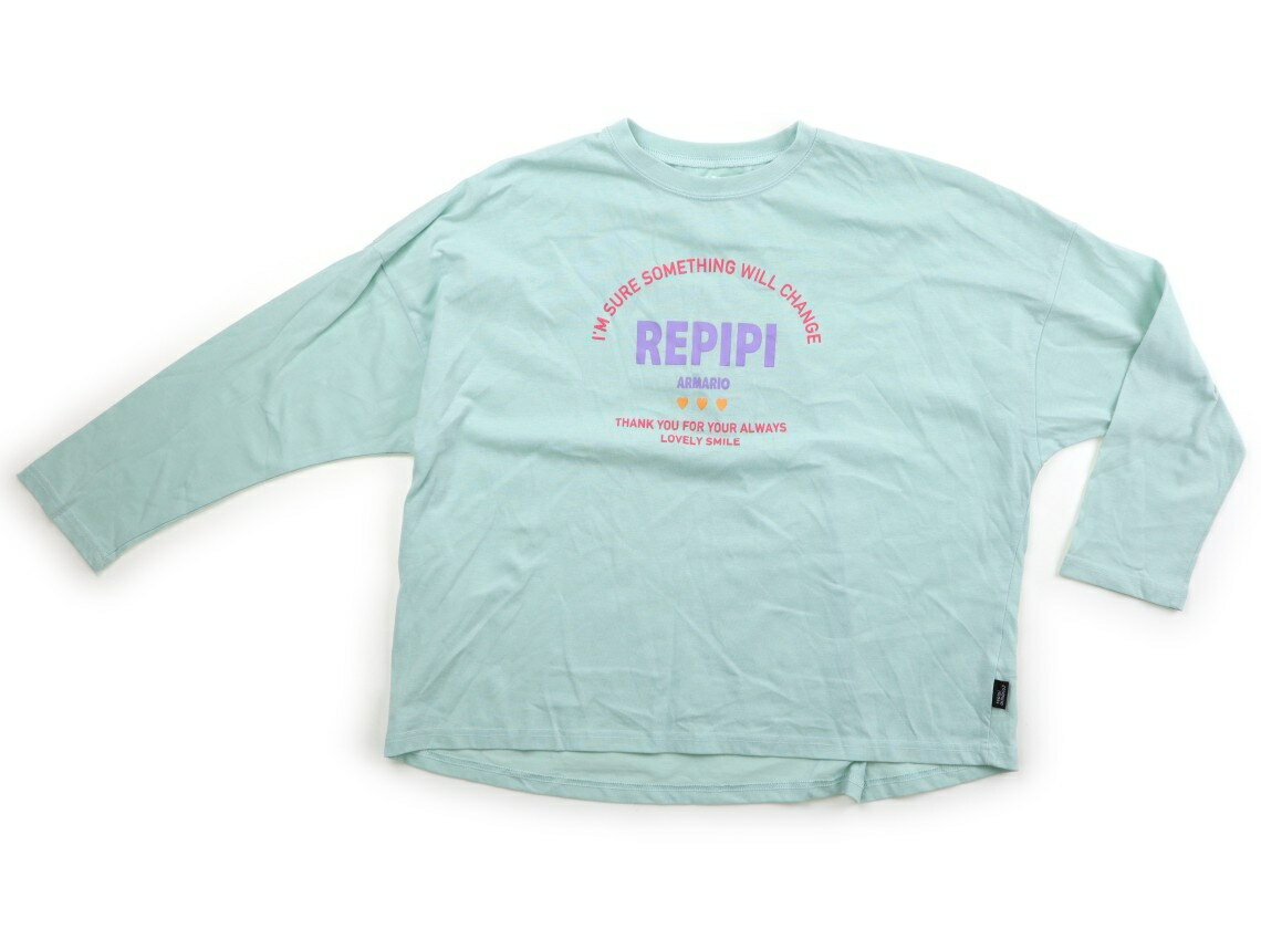 レピピアルマリオ repipi armario Tシャツ・カットソー 160 女の子 エメラルドグリーン 子供服 ベビー服 キッズ アウトレット ユーズド 【中古】キッズ・ベビー・マタニティ(4.0)