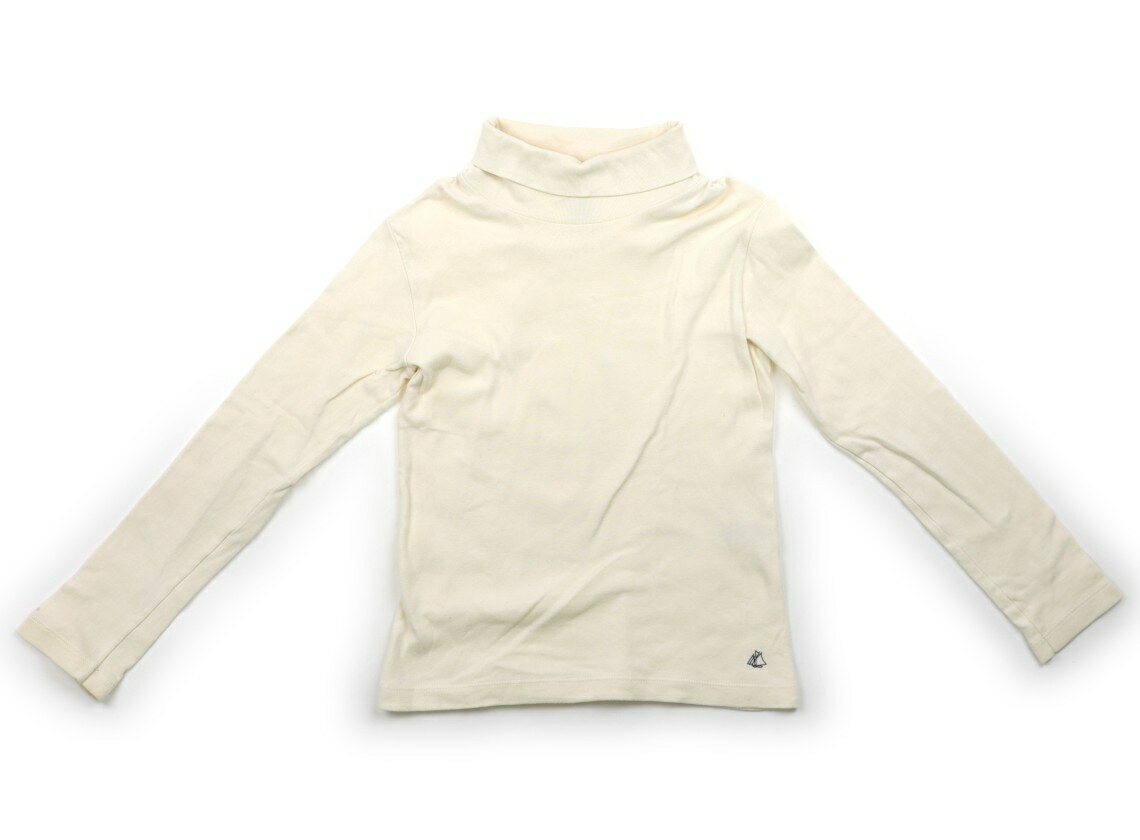 プチバトー PETIT BATEAU Tシャツ・カットソー 120 男の子 オフホワイト 子供服 ベビー服 キッズ アウトレット ユーズド 【中古】キッズ・ベビー・マタニティ