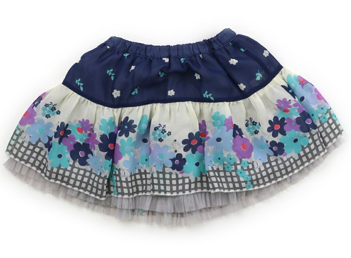 ニットプランナー（KP） Knit Planner(KP) スカート 110 女の子 ブルー、グレー、花柄 子供服 ベビー服..