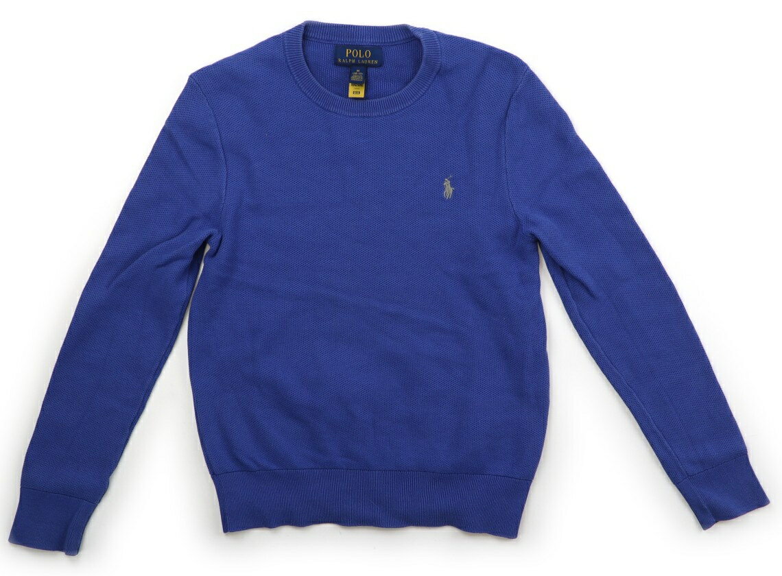 ポロラルフローレン POLO RALPH LAUREN ニット・セーター 150 男の子 ブルー 子供服 ベビー服 キッズ アウトレット ユーズド 【中古】キッズ・ベビー・マタニティ