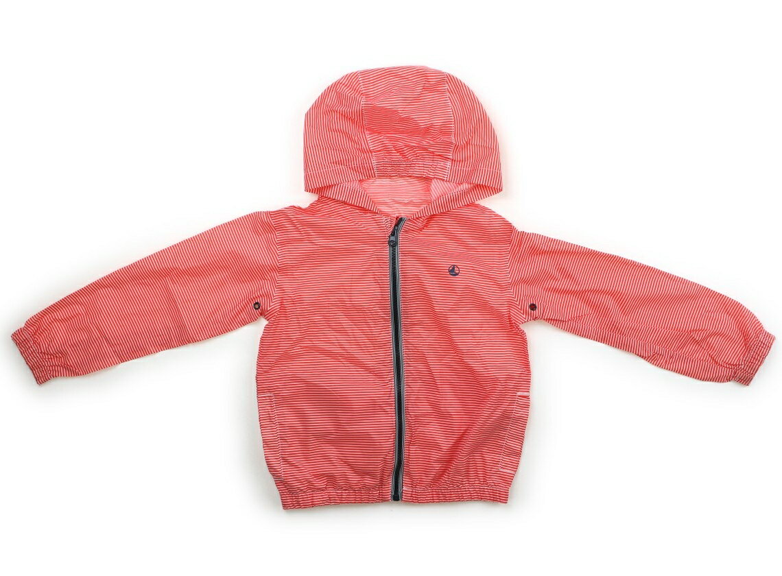 プチバトー PETIT BATEAU ブルゾン・Gジャン 110 女の子 レッド・オフボーダー 子供服 ベビー服 キッズ アウトレット ユーズド 【中古】キッズ・ベビー・マタニティ