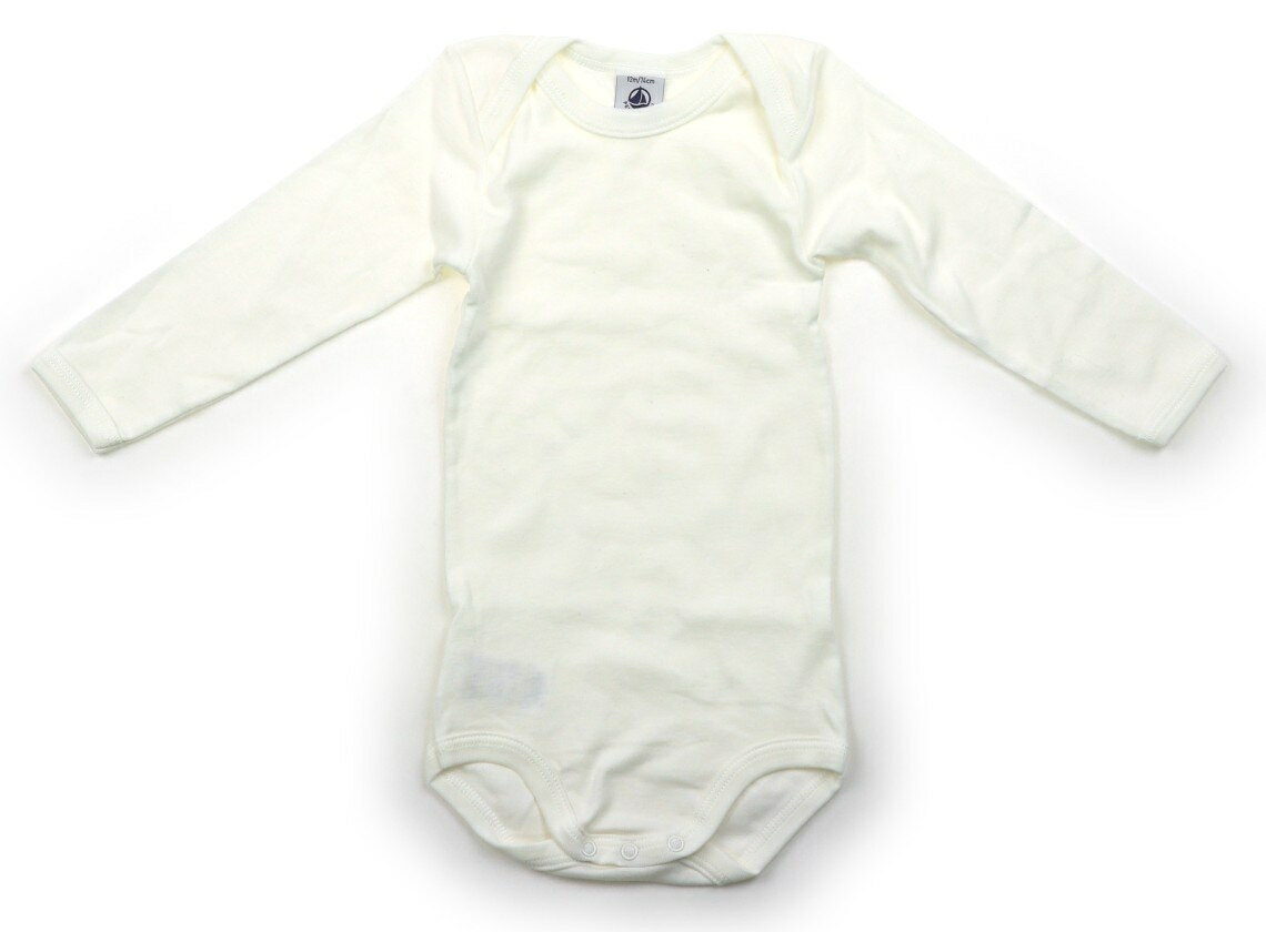 プチバトー PETIT BATEAU ロンパース 70 女の子 白 子供服 ベビー服 キッズ アウトレット ユーズド 【中古】キッズ・ベビー・マタニティ