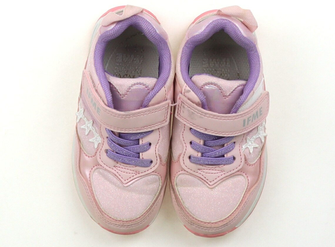 イフミー IFME スニーカー 靴16cm〜 女の子 パステルピンク、ラベンダー 子供服 ベビー服 キッズ アウトレット ユーズド 【中古】キッズ・ベビー・マタニティ