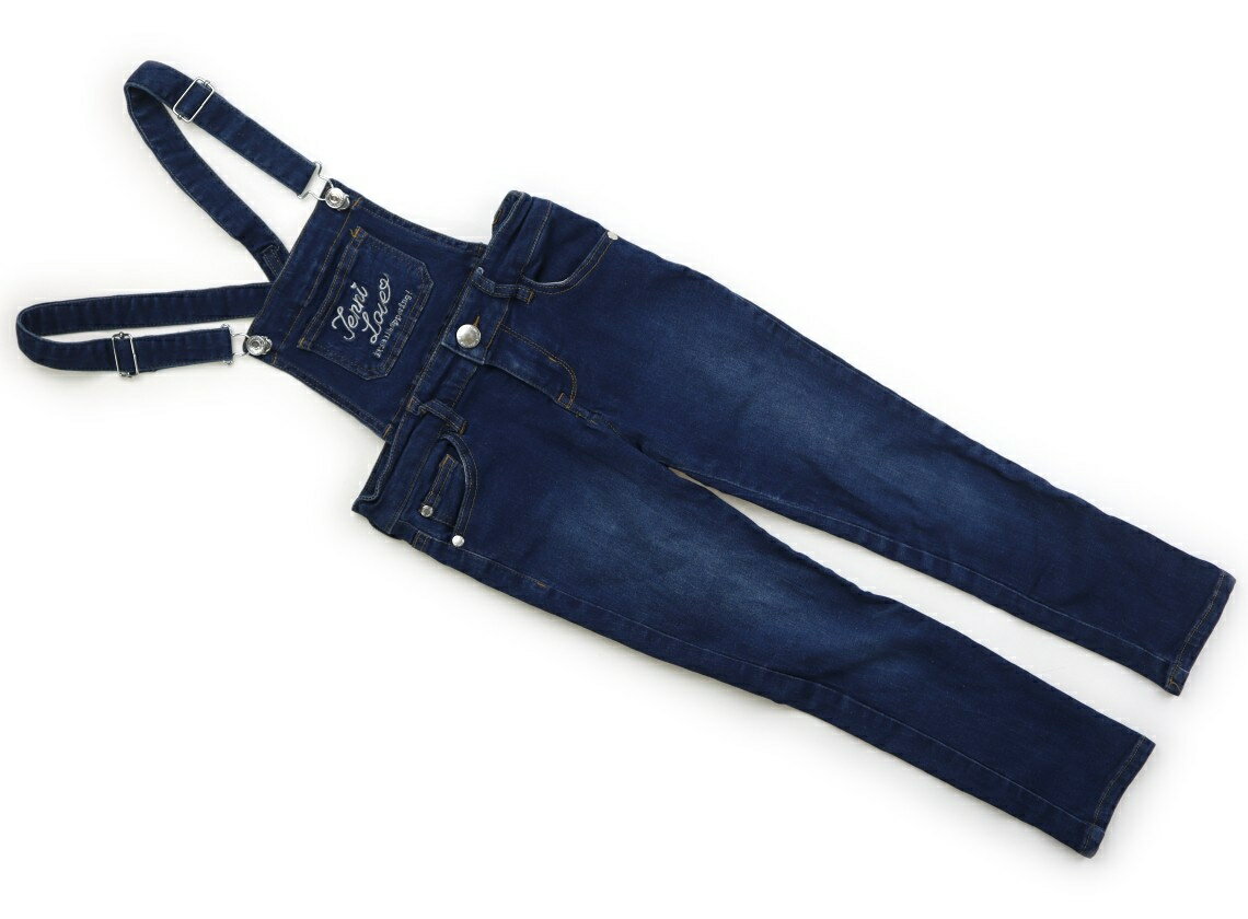 ジェニィ JENNI オーバーオール 130 女の子 青 子供服 ベビー服 キッズ アウトレット ユーズド 【中古】キッズ・ベビー・マタニティ