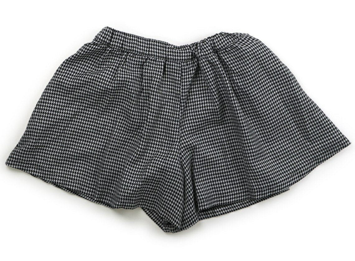ポンポネット pom ponette キュロット 160 女の子 黒白、千鳥格子柄 子供服 ベビー...