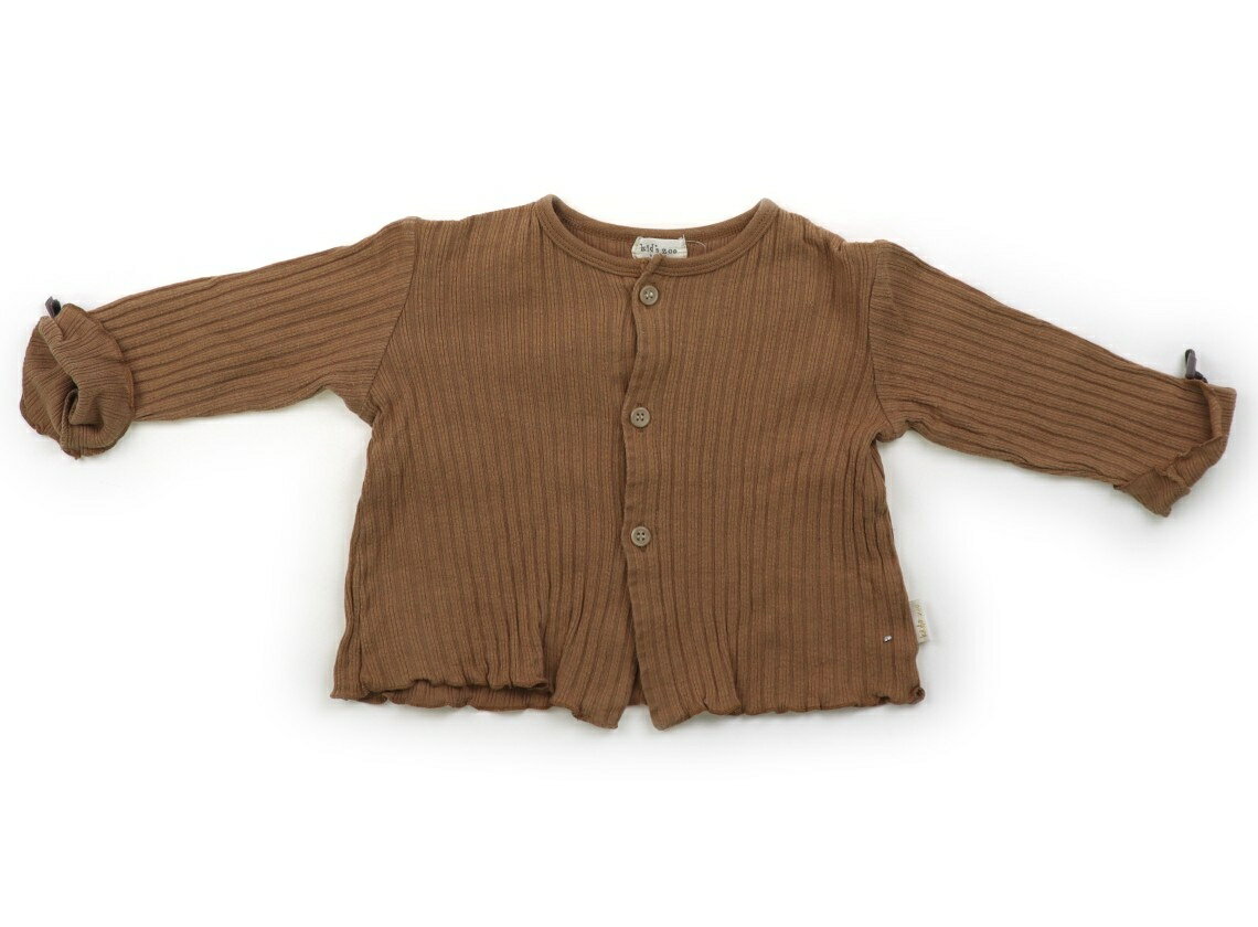 Cardigans - キッズズー Kids Zoo カーディガン 80 女の子 キャメル 子供服 ベビー服 キッズ アウトレット ユーズド 【中古】キッズ・ベビー・マタニティ