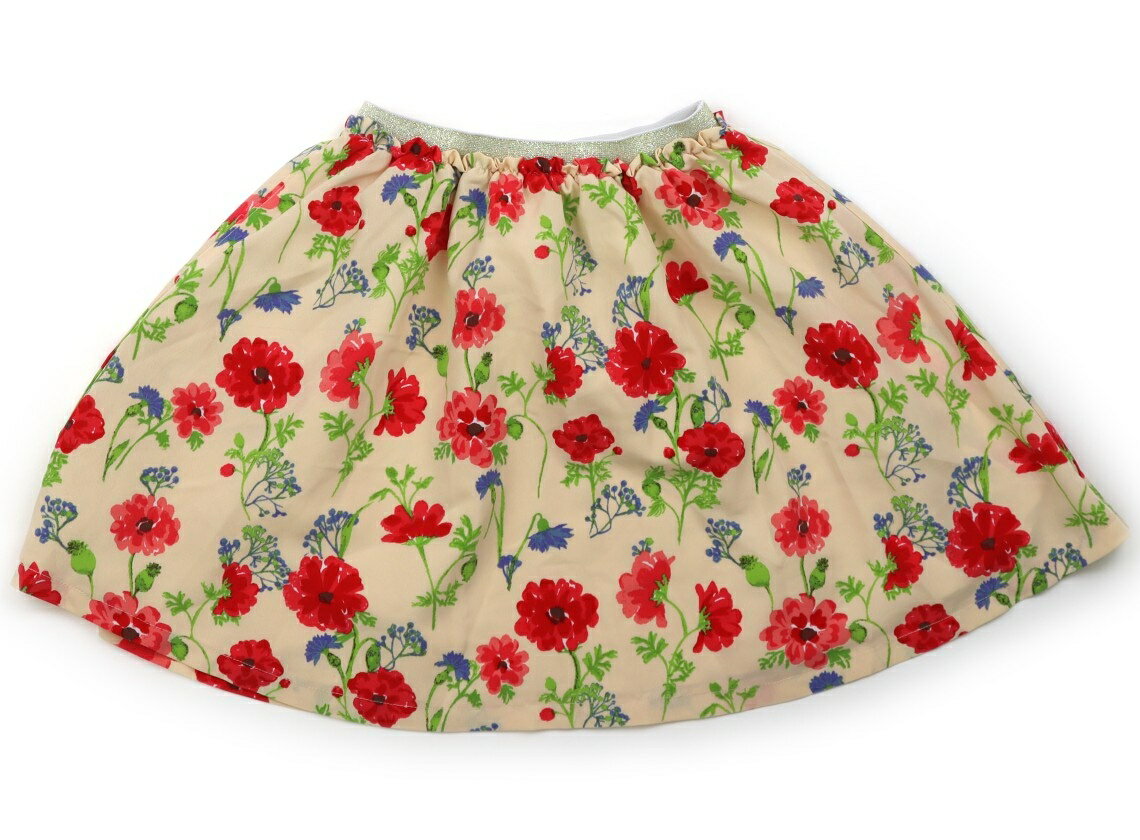 ニットプランナー（KP） Knit Planner(KP) スカート 140 女の子 ベージュ・お花 子供服 ベビー服 キッ..