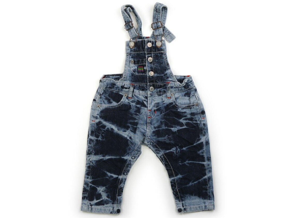 パーティパーティ Party Party オーバーオール 90 男の子 ブルーデニム・タイダイ 子供服 ベビー服 キッズ アウトレット ユーズド 【中古】キッズ・ベビー・マタニティ