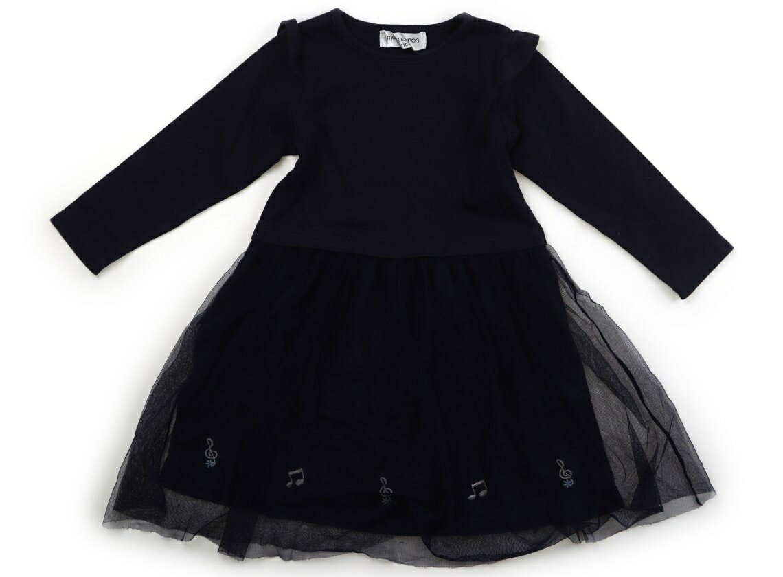 Rakuten - むーのんのん moononnon ワンピース 110 女の子 紺 子供服 ベビー服 キッズ アウトレット ユーズド 【中古】キッズ・ベビー・マタニティ
