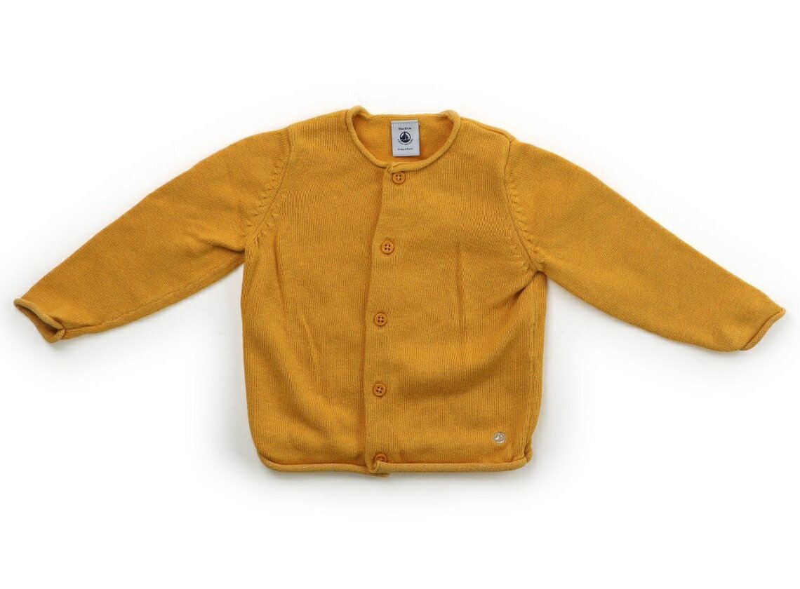 プチバトー PETIT BATEAU カーディガン 80 女の子 黄色 子供服 ベビー服 キッズ アウトレット ユーズド 【中古】キッズ・ベビー・マタニティ