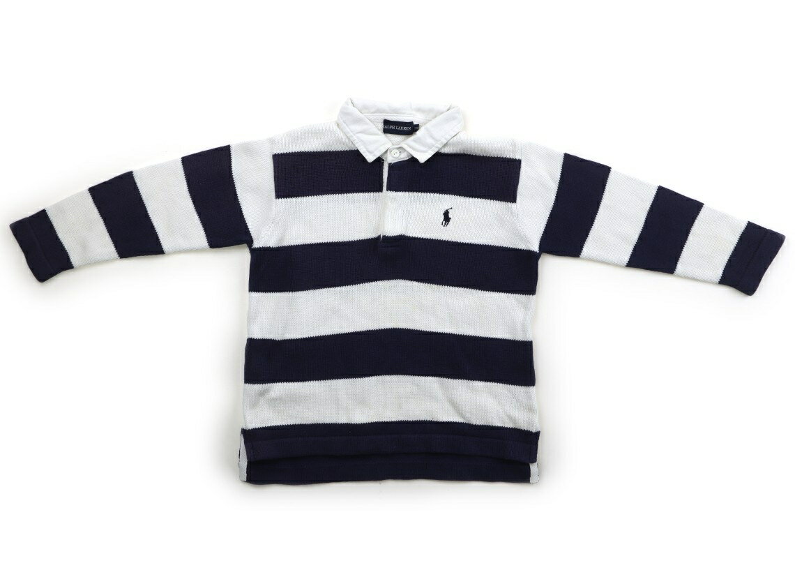 ラルフローレン Ralph Lauren ニット・セーター 100 男の子 白、ネイビー、ボーダー 子供服 ベビー服 キッズ アウトレット ユーズド 【中古】キ...
