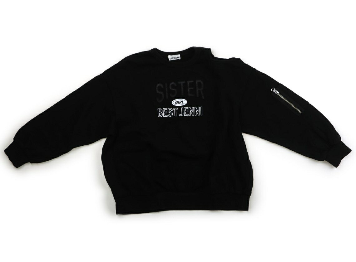 ジェニィ JENNI トレーナー・プルオーバー 150 女の子 ブラック 子供服 ベビー服 キッズ アウトレット ..