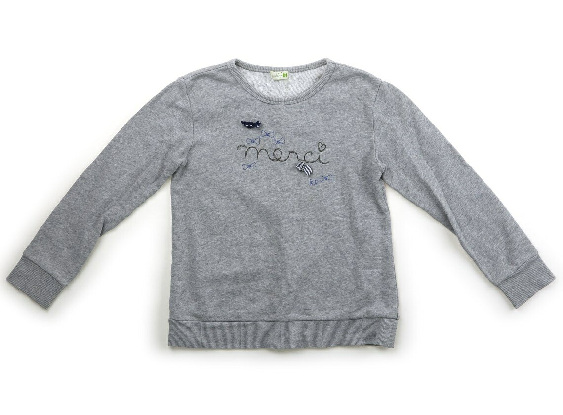 Rakuten - ニットプランナー（KP） Knit Planner(KP) トレーナー・プルオーバー 140 女の子 グレー 子供服 ベビー服 キッズ アウトレット ユーズド 【中古】キッズ・ベビー・マタニティ