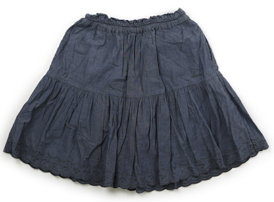 ポンポネット pom ponette スカート 150 女の子 ブルー系 子供服 ベビー服 キッズ アウトレット ユーズド 【中古】キッズ・ベビー・マタニティ