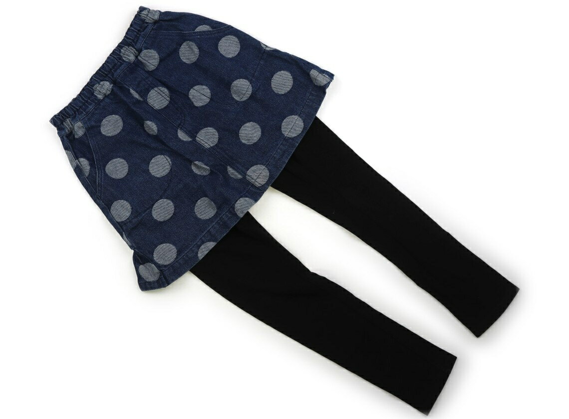 ニットプランナー（KP） Knit Planner(KP) スカート 140 女の子 ブルー・ドット柄・ブラック 子供服 ベ..