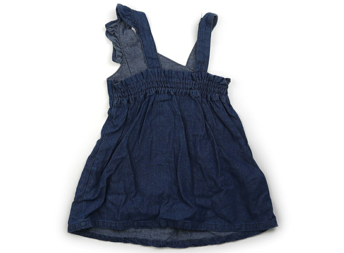 アプレレクール apres les cours ジャンパースカート 100 女の子 ブルー 子供服 ベ...