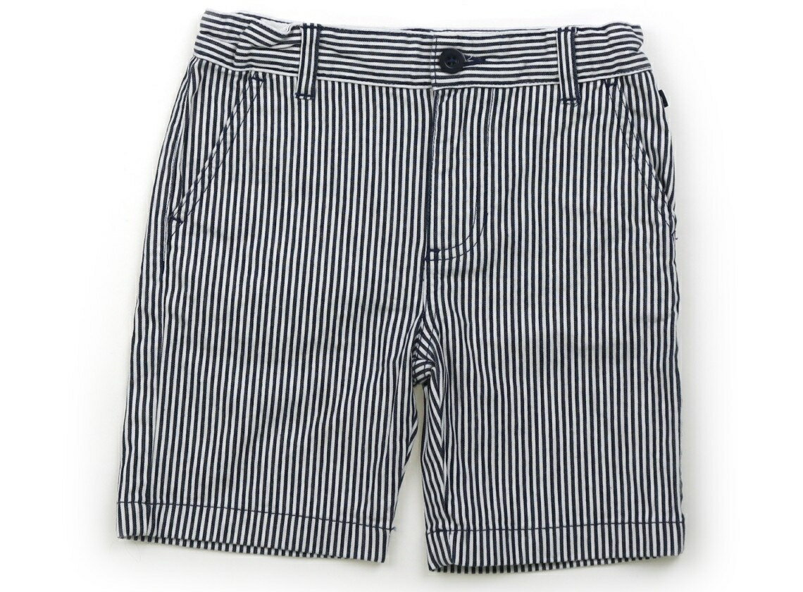 プチバトー PETIT BATEAU ショートパンツ 110 男の子 ネイビー・ホワイト・ストライプ 子供服 ベビー服 キッズ アウトレット ユーズド 【中古】キッズ・ベビー・マタニティ