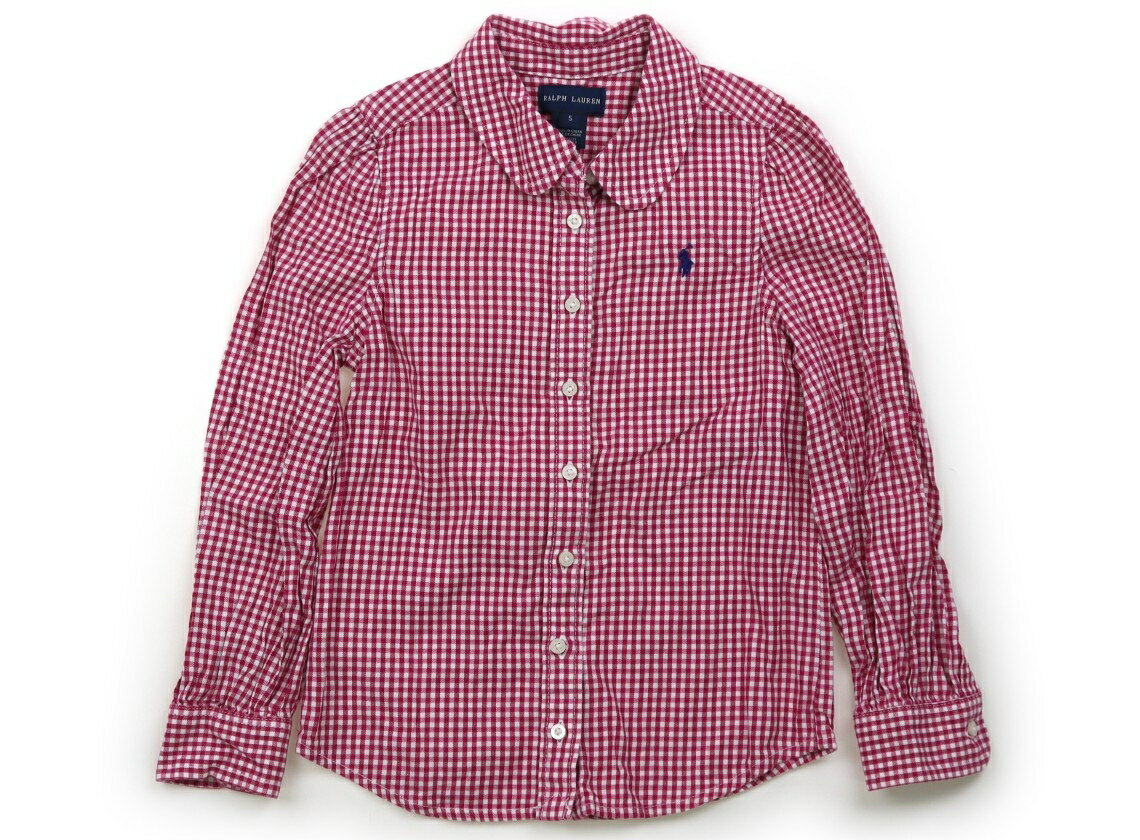 ラルフローレン Ralph Lauren シャツ・ブラウス 120 女の子 ピンク系紫、チェック柄 子供服 ベビー服 キッズ アウトレット ユーズド 【中古】キッズ・ベビー・マタニティ