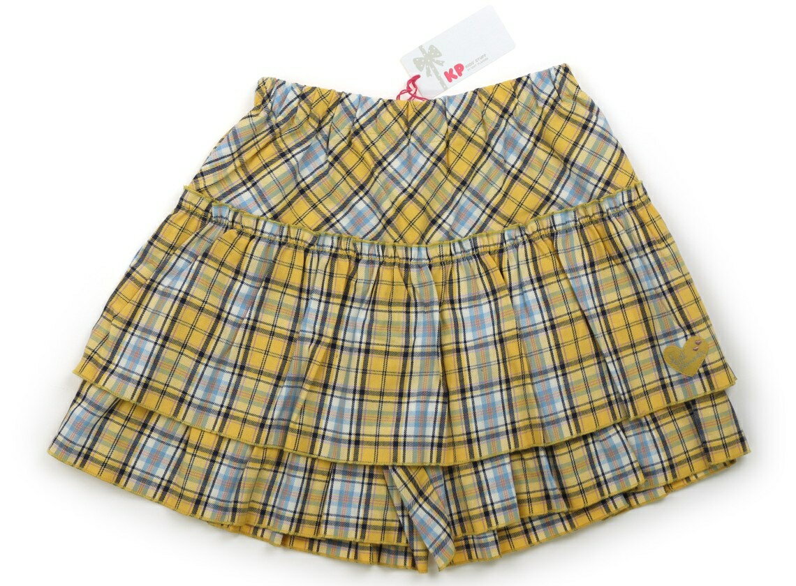 ニットプランナー（KP） Knit Planner(KP) キュロット 150 女の子 黄色、チェック柄 子供服 ベビー服 ..