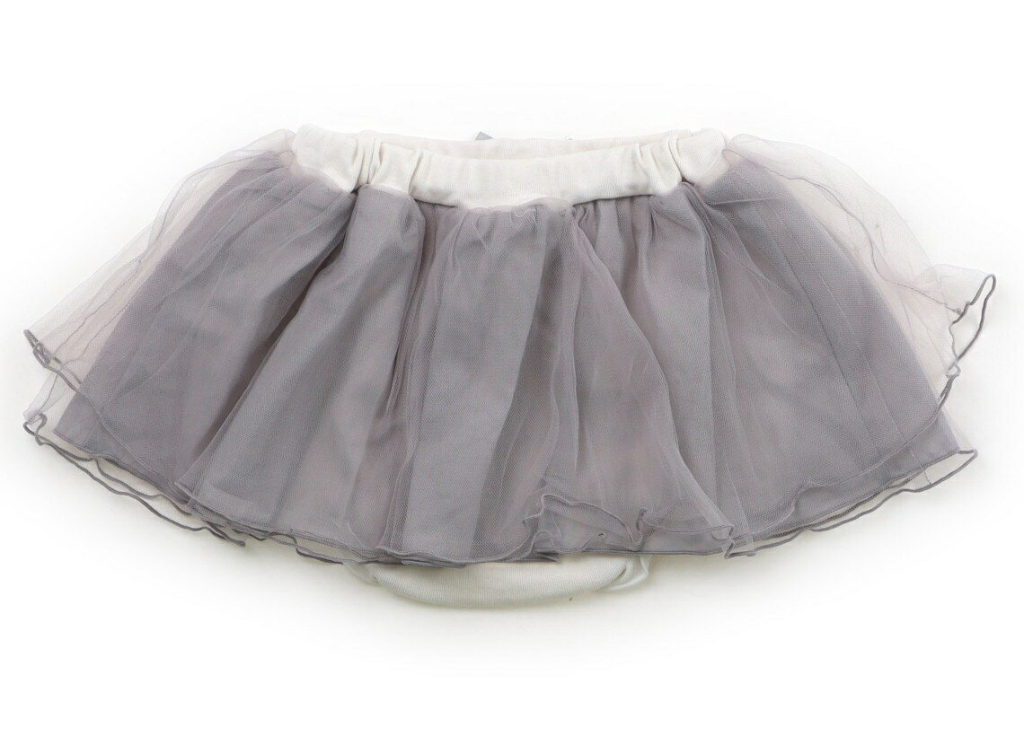 　ブランド 　petit main(プティマイン) 　カテゴリー 　スカート 　サイズ 　80サイズ 　色 　グレー・オフホワイト 　状態 　★★★ 　記名 　なし 　ジャンル 　Girl チュール地。ブルマ一体型デザイン。チュール地の前身...