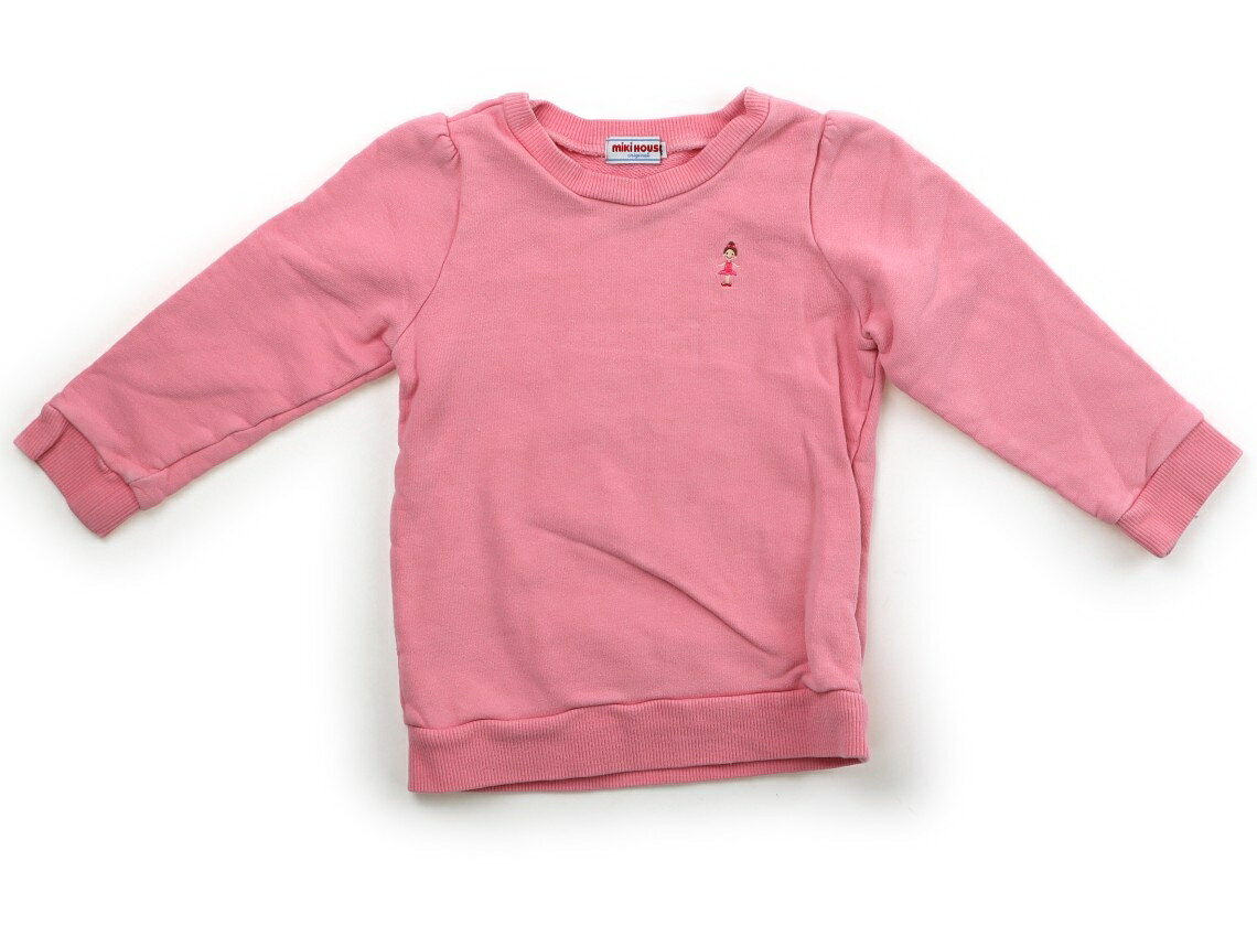 Other - ミキハウス miki HOUSE トレーナー・プルオーバー 100 女の子 ピンク 子供服 ベビー服 キッズ アウトレット ユーズド 【中古】キッズ・ベビー・マタニティ