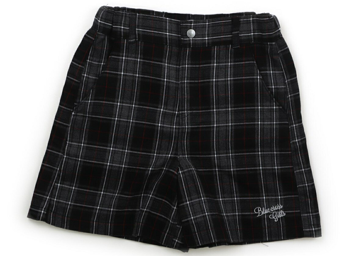 ブルークロス BLUE CROSS キュロット 150 女の子 グレー、黒、赤チェック 子供服 ベビー服 キッズ アウ..