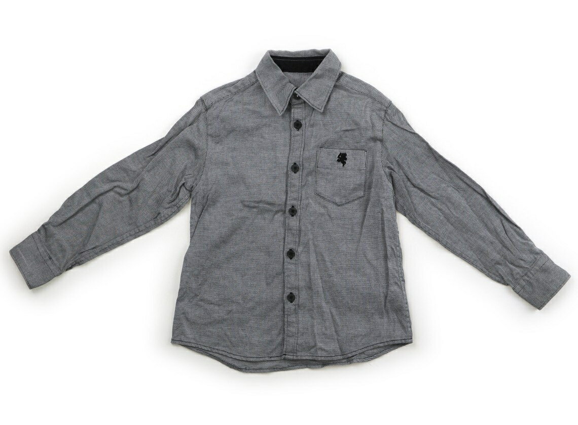 コムサデモード COMME CA DU MODE シャツ・ブラウス 110 男の子 黒、白 子供服 ベビー服 キッズ アウトレット ユーズド 【中古】キッズ・ベビー・マタニティ(4.0)